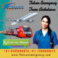 Get Falcon Emergency Train Ambulance in Guwahati with Complete ICU facilities 