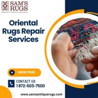 Expert Oriental Rug Repair Services by Sam's Oriental Rugs.