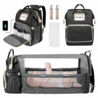 Versatile Diaper Bag With Bassinet - Ultimate Convenience For On-The-Go Parents