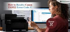 How to Resolve Canon TS3522 Error Code 3
