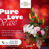 Buy Online flowers- Pure Love Vase | Westside Flowers