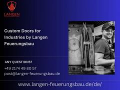 Custom Doors for Industries by Langen Feuerungsbau