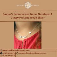 Samaa's Personalized Name Necklace: A Classy Present in 925 Silver