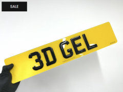 3D Gel Number Plates UK