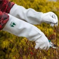 Stealth Guard: Elite Leather Gardening Gloves - Unmatched Durability and Comfort