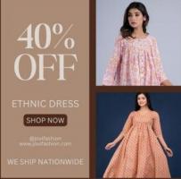 The JOVI fashion company is offering a 40% off end of year sale on Indian women's ethnic wear