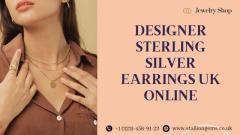 Designer Sterling silver earrings uk online Shop