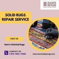 Solid Rugs Repair Service by Sam's Oriental Rugs