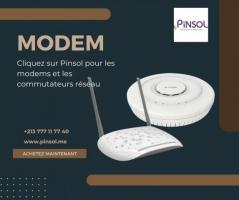 Cliquez sur Pinsol pour les modems et les commutateurs réseau