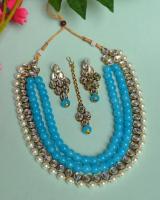 Buy Gold Plated Layered Necklace Set Online | 50% Discount