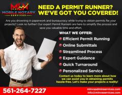 Permit Runner Services - Effortless Permit Procurement with Online Submittals