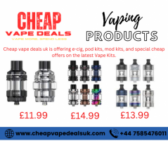 Explore Cheap Vape Deals UK’s Best Mod Kit Deals And Specials 