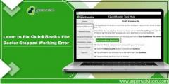 Fix QuickBooks File Doctor Not Working or Won't Open Error
