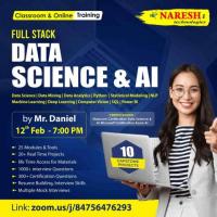 Full Stack Data Science & AI Online Training In NareshIT @ Hyderabad