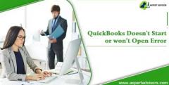 How to Resolve QuickBooks Won't Open or doesn't start Error?