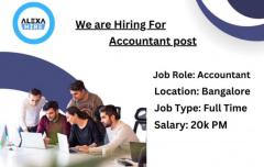 Accountant jobs in Bangalore| new vacancy for Accountant post