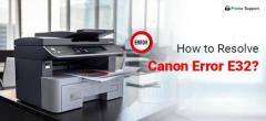 How to Resolve Canon Error E32 ?