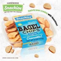 Snackios Handmade Bagel Chips: Thin & Crispy, Flavorful Treats