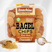 Snackios Handmade Bagel Chips: Thin & Crispy, Flavorful Treats