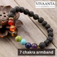 Steigern Sie Ihre Energie mit dem 7-Chakra-Armband von Vivaanta
