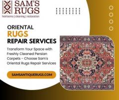 Transform Your Space with Freshly Cleaned Persian Carpets - Choose Sam's Oriental Rugs Repair Servic