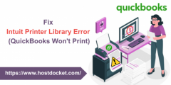 What is intuit QuickBooks printer library message?
