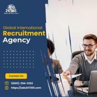How does an international recruitment agency help companies