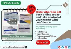 Order Abortion pill pack online today and take control of your health with confidence 