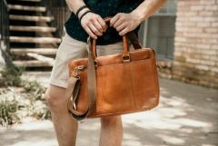 High-End Leather Briefcase for the Modern Man