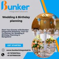 Bunker Integrated | Wedding and Birthday event planners in Bangalore