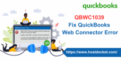 How to Fix QuickBooks Error QBWC1039?