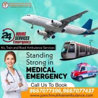 Pick Panchmukhi Air Ambulance Services in Guwahati with Safe Relocation Facility