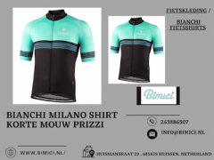Bianchi Milano Kleding Shirts | Stijlvolle en Hoogwaardige Kleding voor Elke Fietser