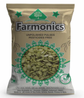 Farmonics Pure Harvest: Raw and Unsalted Pumpkin Seeds for Wholesome Snacking
