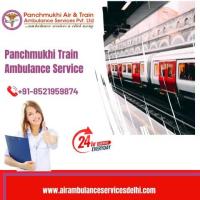 Choose Panchmukhi Train Ambulance Service in Delhi with a state-of-the-art ICU Setup