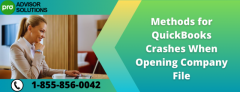 How to Resolve QuickBooks crashes when opening company file issue