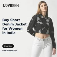 Buy Short Denim Jacket for Women in India - Lovegen