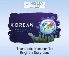 Secure Korean to English Translation Services by Lingua Technologies