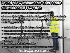 Sound View Instruments oberoende akustikkonsult i Sweden
