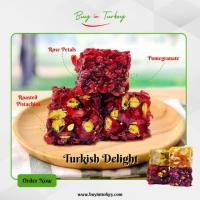 Kadhem Efendi Premium Pomegranate Turkish Delight with Pistachio.