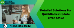 Quick Solution For QuickBooks Update Error 12152