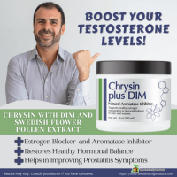 Boost Your Health with Chrysin with DIM and Swedish Flower Pollen Extract!