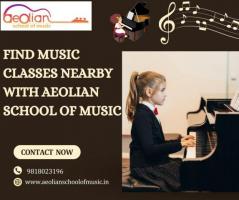 Find Music Classes Nearby with AEOLIAN School of Music