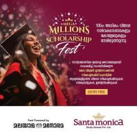 Mega Million Scholarship Expo Kozhikode | Santamonica Study Abroad Pvt. Ltd.