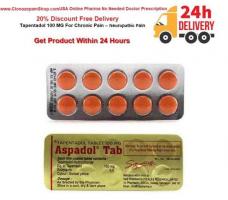 Get 50% Discount On Tapentadol 100mg Overnight Delivery