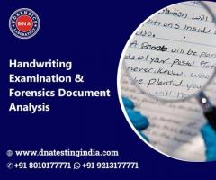 Role of Handwriting Examination in Forensics Test