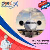 Book Finest Angel Air Ambulance Services in Gorakhpur with Modern ICU 