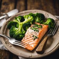 Nutritious dinner recipe: Salmon and Broccoli