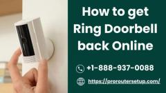 How to get Ring Doorbell back Online | Call +1-888-937-0088