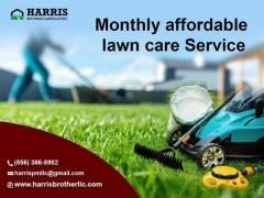 Green Savings: HarrisBrothers Monthly Lawn Care Service